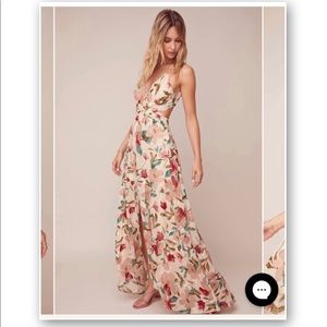 Astr frolic floral maxi dress.